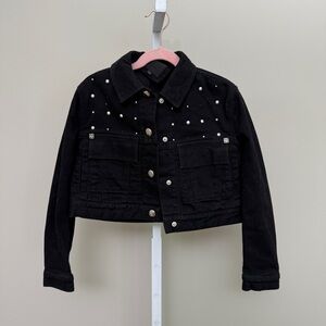 GIVENCHY KIDS JACKET BLACK SIZE 8